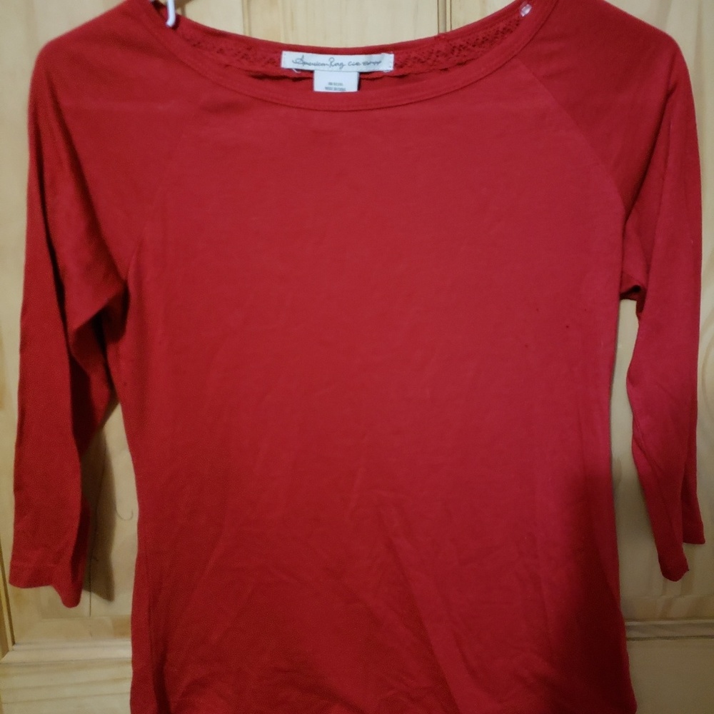 🌸Red Longsleeve Shirt